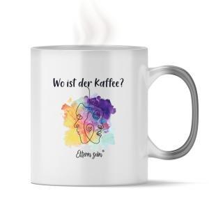 Magic Tasse "Wo ist der Kaffee?"